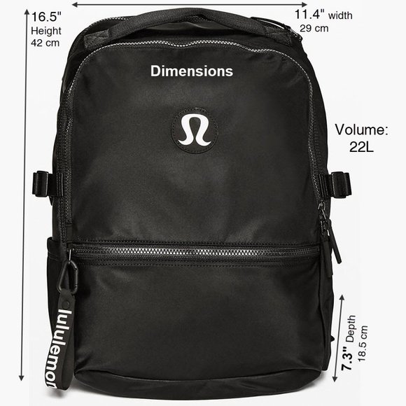 LULULEMON “New Crew Backpack with WHITE Logo” Brand New with TAGS main image 5